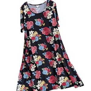 ​🌸 Bundle: LuLaRoe & Jaclyn Smith Floral Dresses - Size 3XL